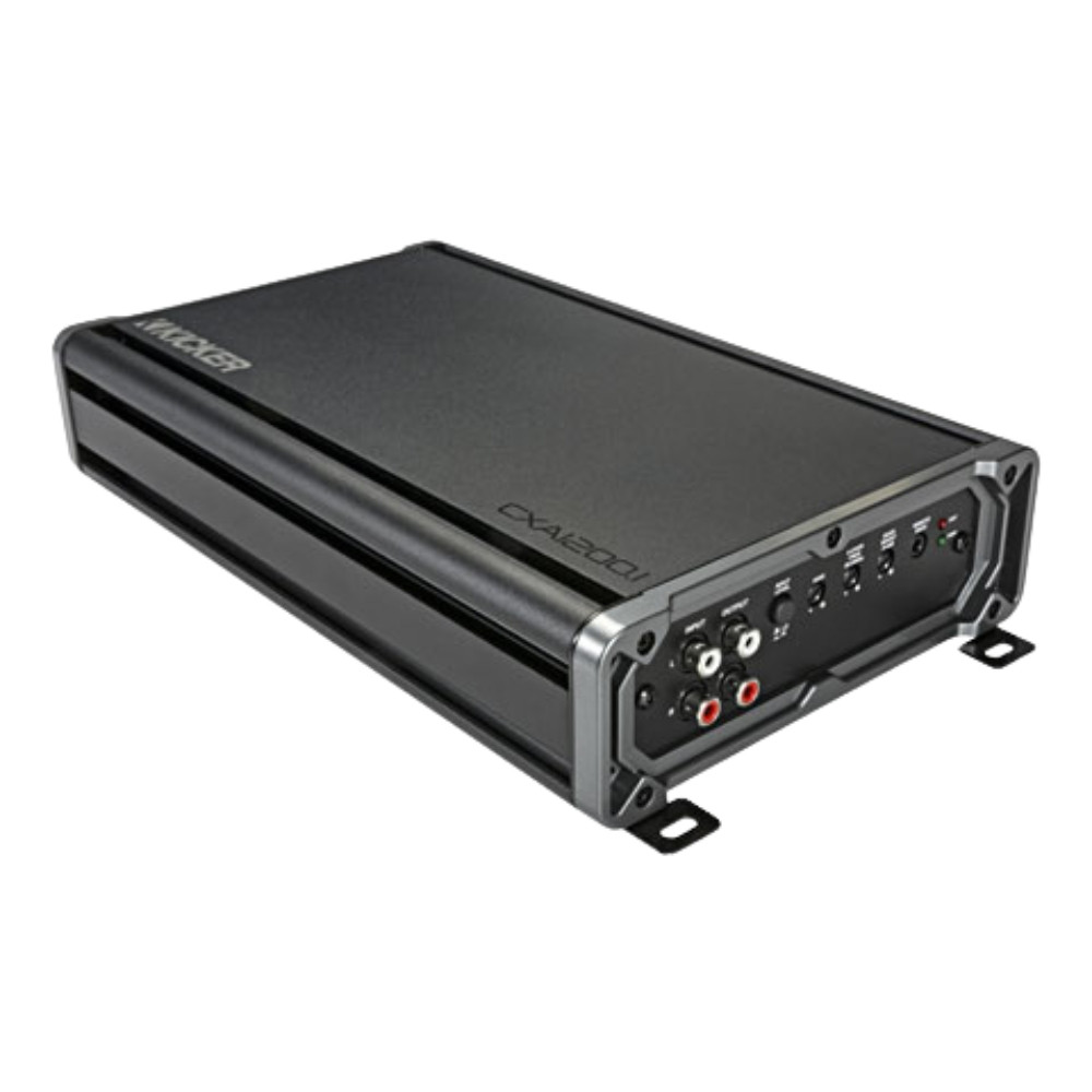 Kicker 46CXA12001T Mono Subwoofer Amplifier & 46CXARCT Dash-Mount
